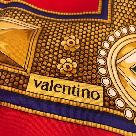 Valentino Accessories - Vintage 90’s Valentino Silk Scarve